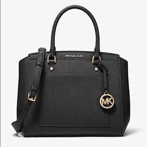 Michael Kors Park Large Saffiano Leather Satchel'